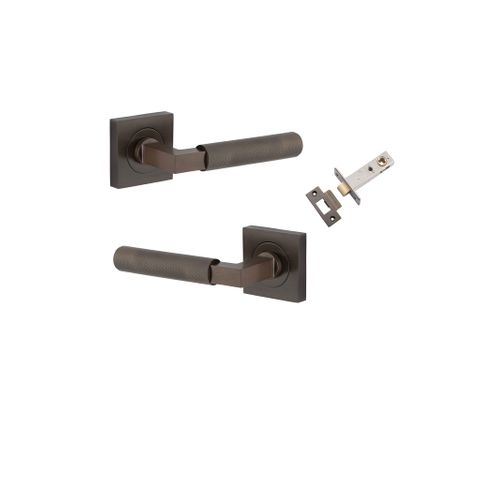 Iver Brunswick Square Rose Passage Lever Kit W/ Latch