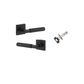 Iver TRA0423KIBPRIV60 Brunswick Door Lever Square Rose Inbuilt Privacy Kit MB