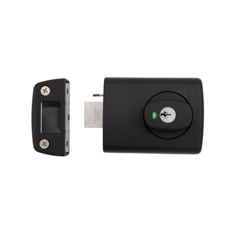 Lockwood 001-3K1MBK 001 Knob Metal Frame Strike Tp Matt Black