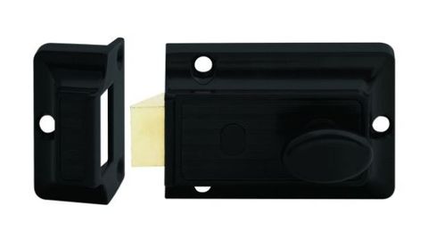 Lockwood 100MBKDP 100 Nightlatch Body Only - No Cylinder - Matt Black Dp MBK