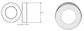 Lockwood Velocity VSR1-TRIMSC 55mm Round Passage Rose Trim Kit SC- 1 Pair
