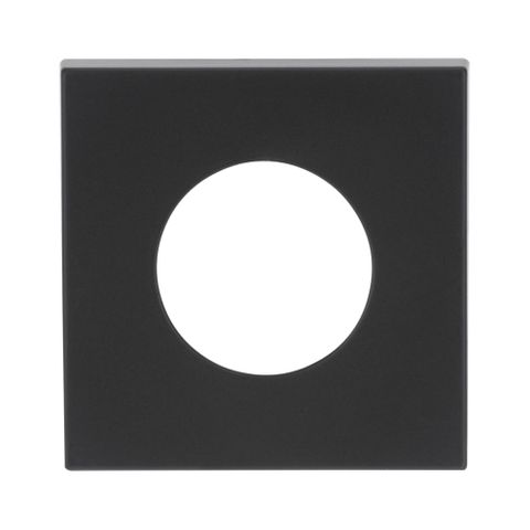 Lockwood Velocity VSS6-TRIMMBK Small Rose Square Trim Escutcheon MBK - 1 Pair