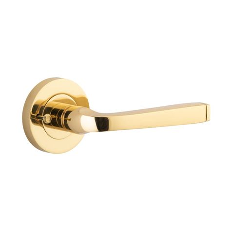 Iver Annecy Round Rose Privacy Lever Kit W/ Latch