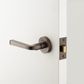 Iver TRA0321 0321 Annecy Door Lever Round Rose Pair SB