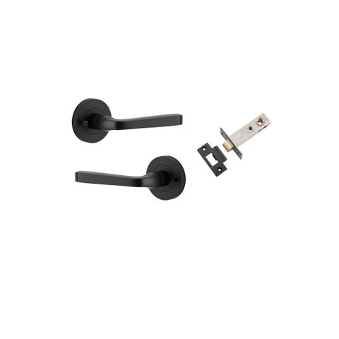 Iver TRA0323KIBPRIV60 Annecy Door Lever Round Rose Inbuilt Privacy Kit MB