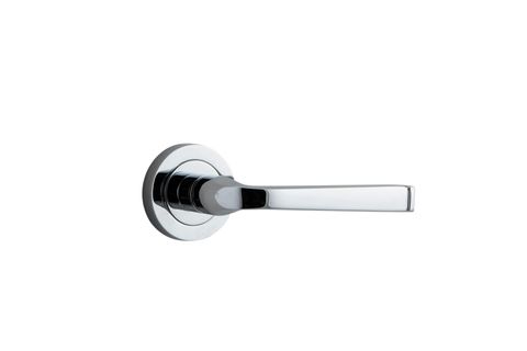 Iver TRA0324 0324 Annecy Door Lever Round Rose Pair PC