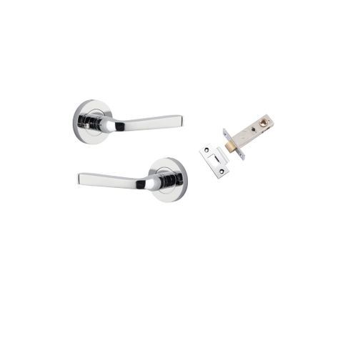 Iver TRA0324KIBPRIV60 Annecy Door Lever Round Rose Inbuilt Privacy Kit PC