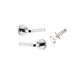 Iver TRA0324KIBPRIV60 Annecy Door Lever Round Rose Inbuilt Privacy Kit PC