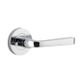 Iver TRA0324KIBPRIV60 Annecy Door Lever Round Rose Inbuilt Privacy Kit PC