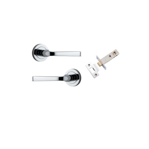 Iver TRA0324KPASS60 Annecy Door Lever Round Rose Passage Kit PC
