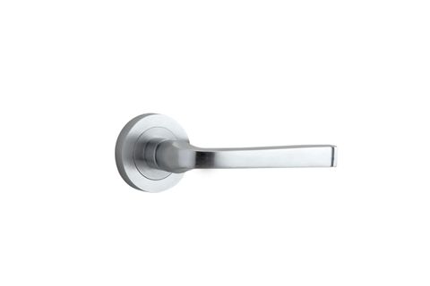 Iver TRA0325 0325 Annecy Door Lever Round Rose Pair Bc
