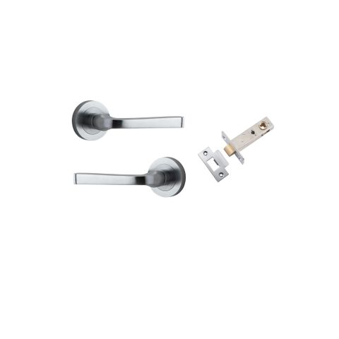 Iver TRA0325KPASS60 Annecy Door Lever Round Rose Passage Kit Bc