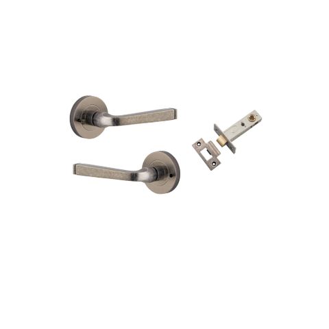 Iver TRA0327KIBPRIV60 Annecy Door Lever Round Rose Inbuilt Privacy Kit Dn