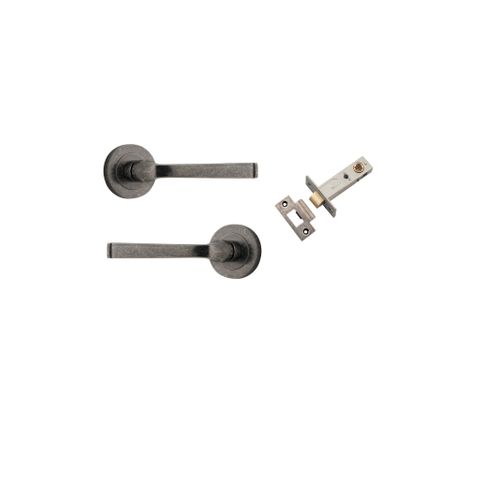 Iver TRA0327KPASS60 Annecy Door Lever Round Rose Passage Kit Dn