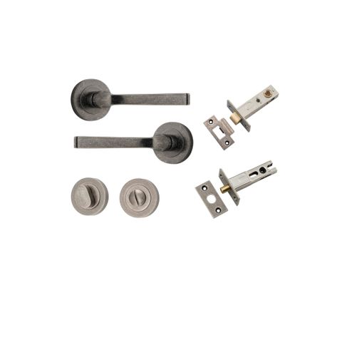 Iver TRA0327KPRIV60 Annecy Door Lever Round Rose Privacy Kit Dn