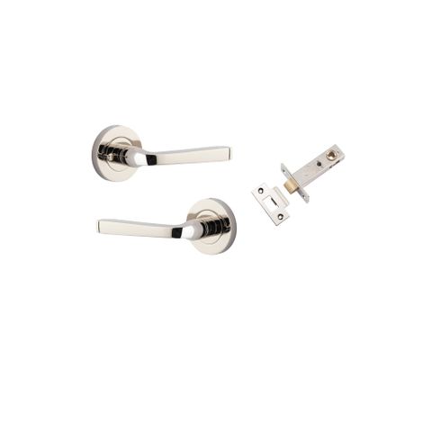 Iver TRA0328KIBPRIV60 Annecy Door Lever Round Rose Inbuilt Privacy Kit Pn