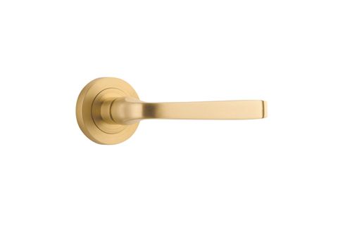 Iver TRA0451 0451 Annecy Door Lever Round Rose Pair Bb