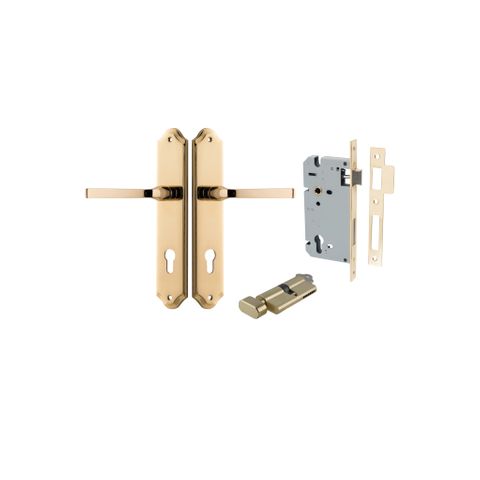 Iver Annecy Lever Shouldered Plate Furniture Entrance Kit (Key/Turn)