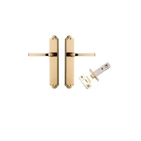 Iver Annecy Lever Shouldered Plate Furniture Passage Kit W/ Latch