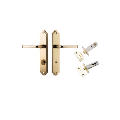 Iver Annecy Lever Shouldered Plate Furniture Privacy Kit W/ Latch