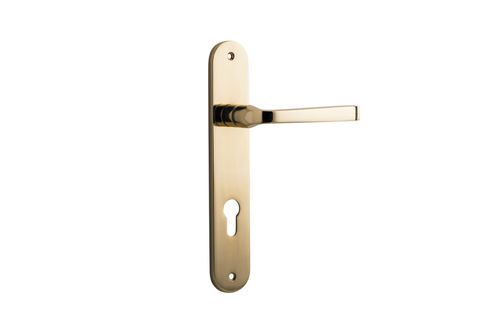 Iver Annecy Lever Oval Euro Plate Furniture Kit