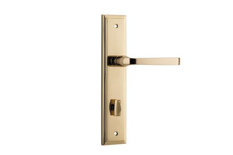 Iver Annecy Lever Stepped Plate Furniture Privacy Kit No Latch