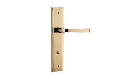 Iver Annecy Lever Stepped Plate Furniture Privacy Kit No Latch