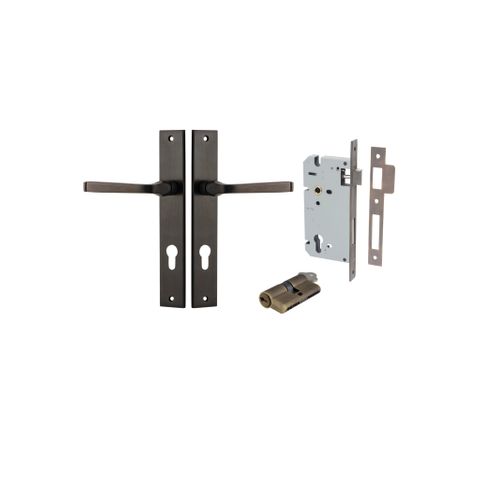 Dr TRA10708KENTR60KK Lvr Annecy Rectg Euro Signtr Brass H240XW38XP65 Ent Kit