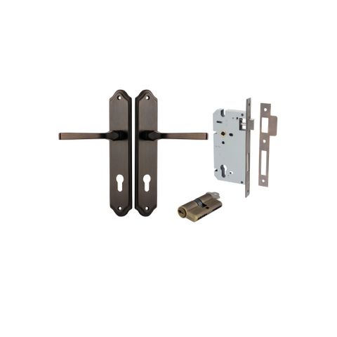 Dr TRA10720KENTR60KK Lvr Annecy Shdred Euro Signtr Brass H240XW50XP65 Ent Kit