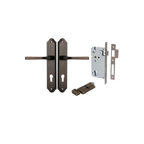 Dr TRA10720KENTR60KT Lvr Annecy Shdred Euro Signtr Brass H240XW50XP65 Ent Kit
