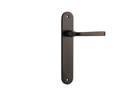 Door TRA10732 Lever Annecy Oval Latch Signature Brass H240xw40xp62mm