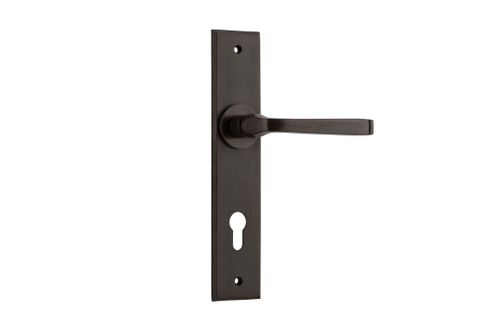 Iver Annecy Lever Chamfered Euro Plate Furniture Kit