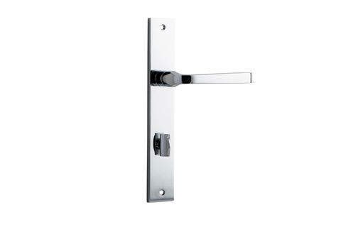 Door TRA11708P85 Lever Annecy Rectangular Priv Pc Ctc85mm H240xw38xp65mm