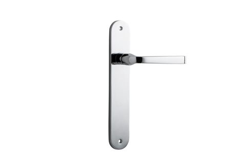 Door TRA11732 Lever Annecy Oval Latch Polished Chrome H240xw40xp62mm