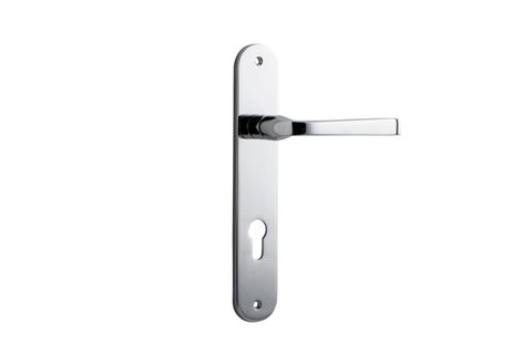 Door TRA11732E85 Lever Annecy Oval Euro Pc Ctc85mm H240xw40xp62mm