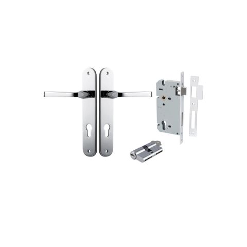 Dr TRA11732KENTR60KK Lvr Annecy Ovl Euro Polished Chrome H240XW40XP62 Entr Kit