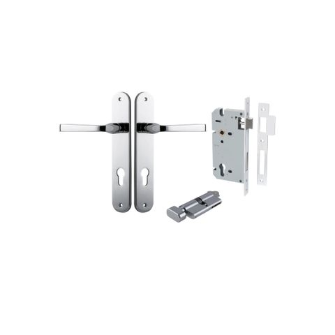 Dr TRA11732KENTR60KT Lvr Annecy Ovl Euro Polished Chrome H240XW40XP62 Entr Kit