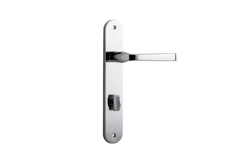 Door TRA11732P85 Lever Annecy Oval Privacy Pc Ctc85mm H240xw40xp62mm
