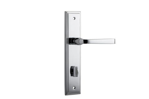 Door TRA11744P85 Lever Annecy Stepped Privacy Pc Ctc85mm H240xw50xp65mm