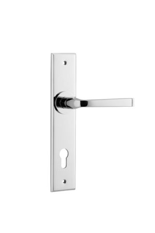 Door TRA11788E85 Lever Annecy Chamfered Euro Pc Ctc85mm H240xw50xp65mm