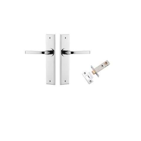 Iver TRA11788KPASS60 Door Lever Annecy Chamfered Polished Chrome L117xp65mm