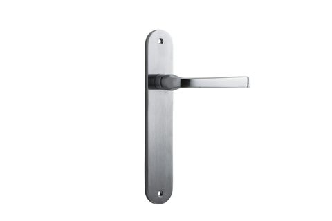 Door TRA12232 Lever Annecy Oval Latch Brushed Chrome H240xw40xp62mm