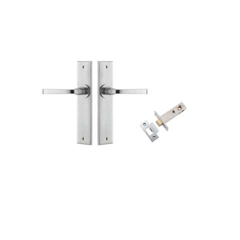 Door TRA12288KPASS60 Lever Annecy Chamfered Brushed Chrome L117XP65 Pass Kit