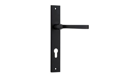 Door TRA12708E85 Lever Annecy Rectangular Euro Mb Ctc85mm H240xw38xp65mm