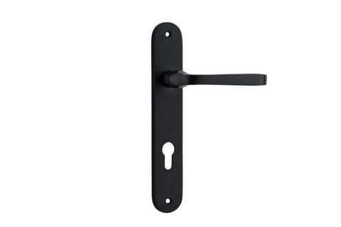 Door TRA12732E85 Lever Annecy Oval Euro Mb Ctc85mm H240xw40xp62mm