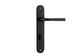 Door TRA12732P85 Lever Annecy Oval Privacy Mb Ctc85mm H240xw40xp62mm