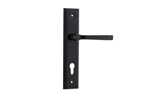 Door TRA12744E85 Lever Annecy Stepped Euro Mb Ctc85mm H240xw50xp65mm