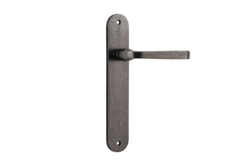 Door TRA13732 Lever Annecy Oval Latch D/Nickel H240xw40xp62mm