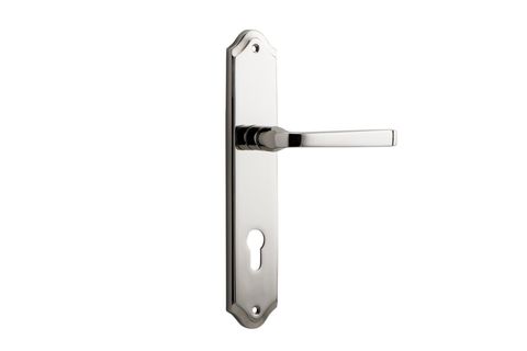 Door TRA14220E85 Lever Annecy Shouldered Euro Pn Ctc85mm H240xw50xp65mm