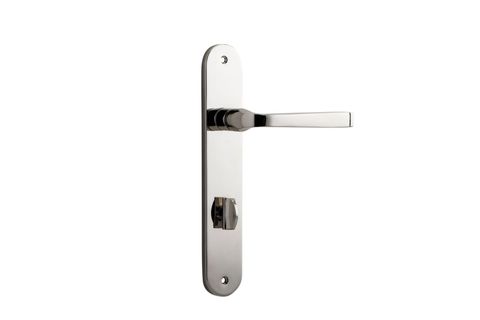 Door TRA14232P85 Lever Annecy Oval Privacy Pn Ctc85mm H240xw40xp62mm